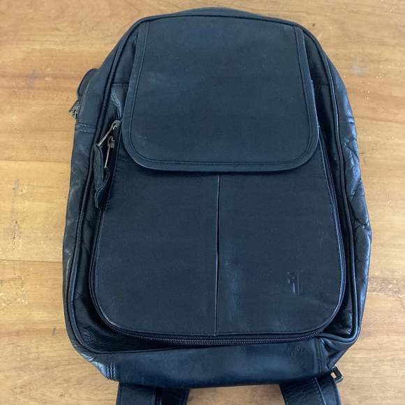 Frye Black Leather Mini Backpack - Picture 1 of 5